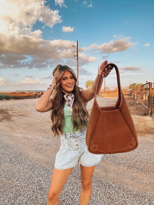 The Maddog Leather Hobo Purse