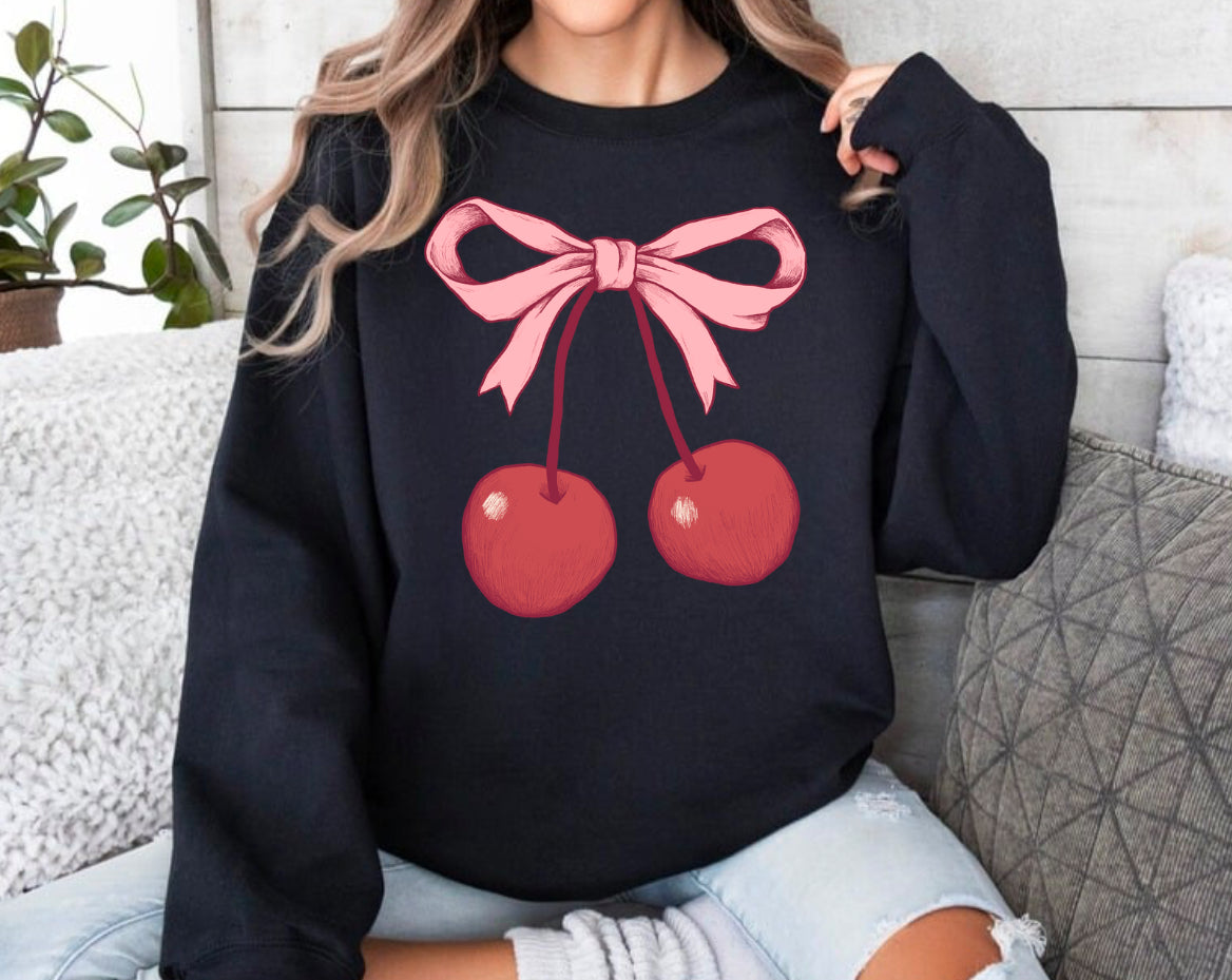 Cherry Bow Graphic