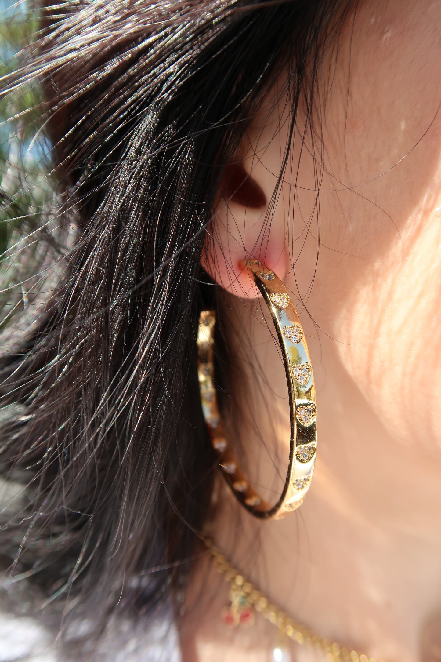 Atta Girl 316L Stainless Steel Heart Earrings