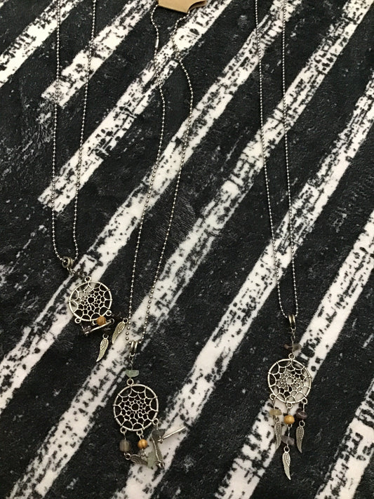Dream catcher necklace