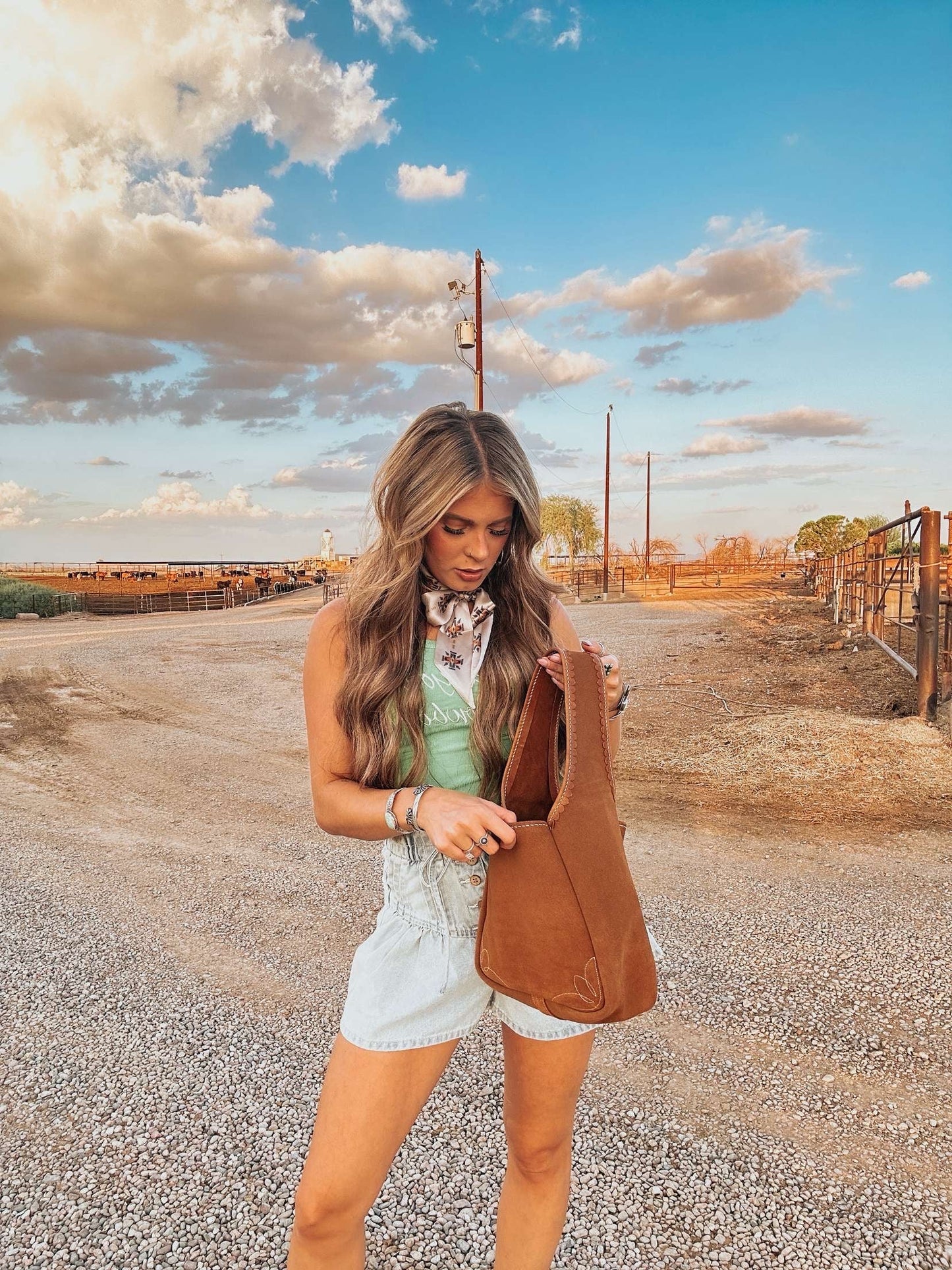 The Maddog Leather Hobo Purse
