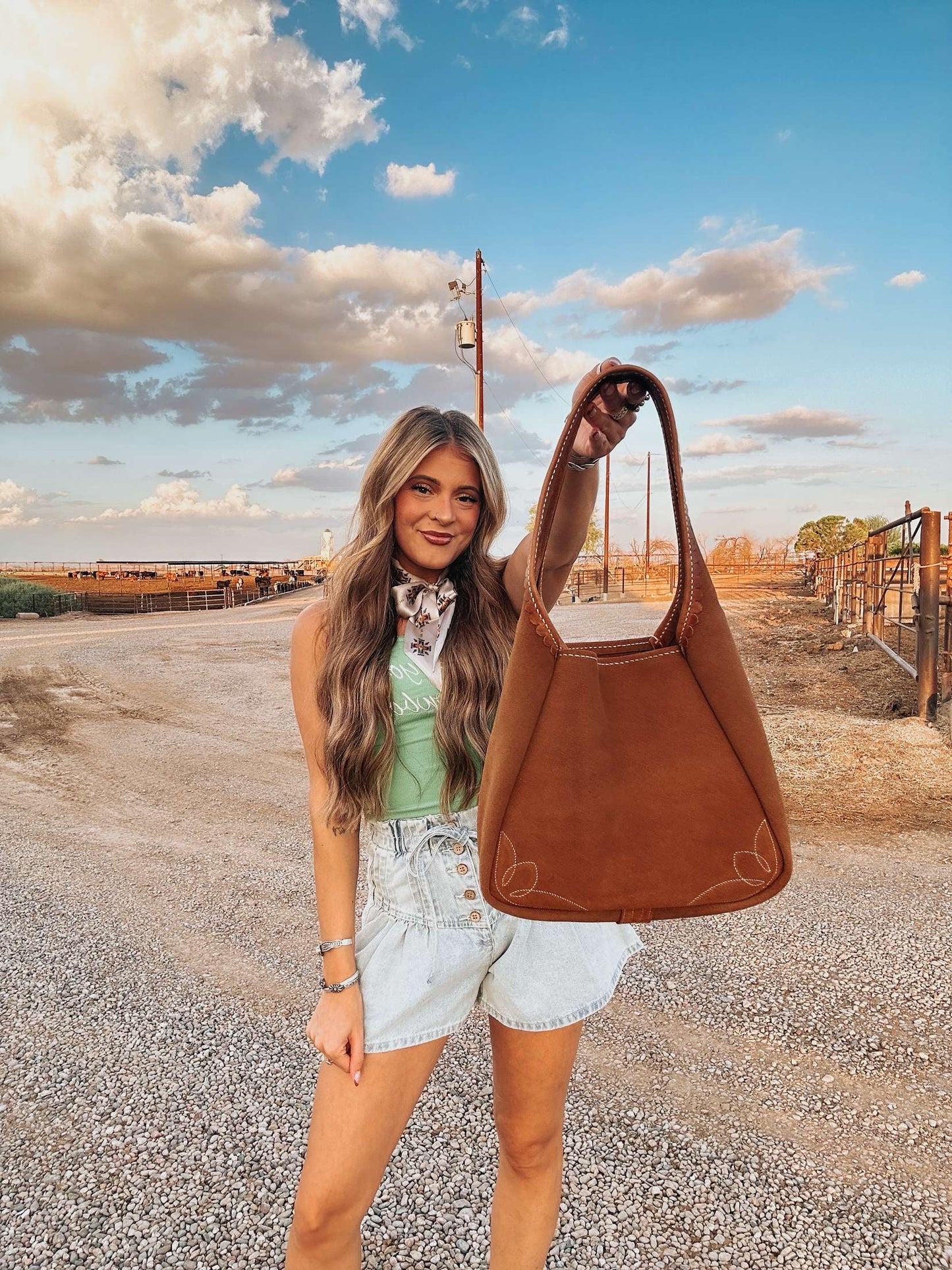 The Maddog Leather Hobo Purse
