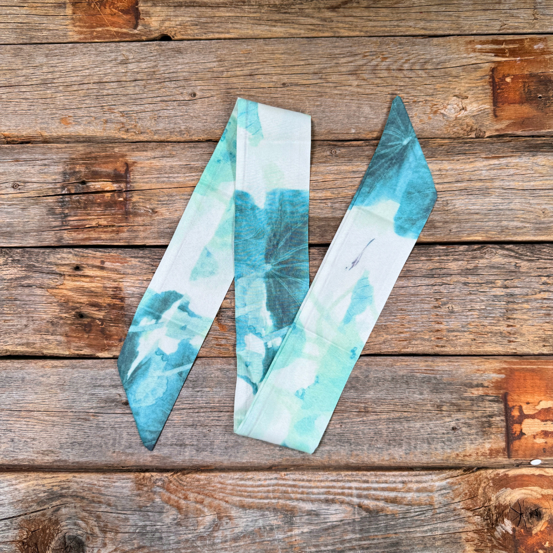 Green Western Skinny Mini Wild Rag Scarf / Cowgirl Necktie #TW135