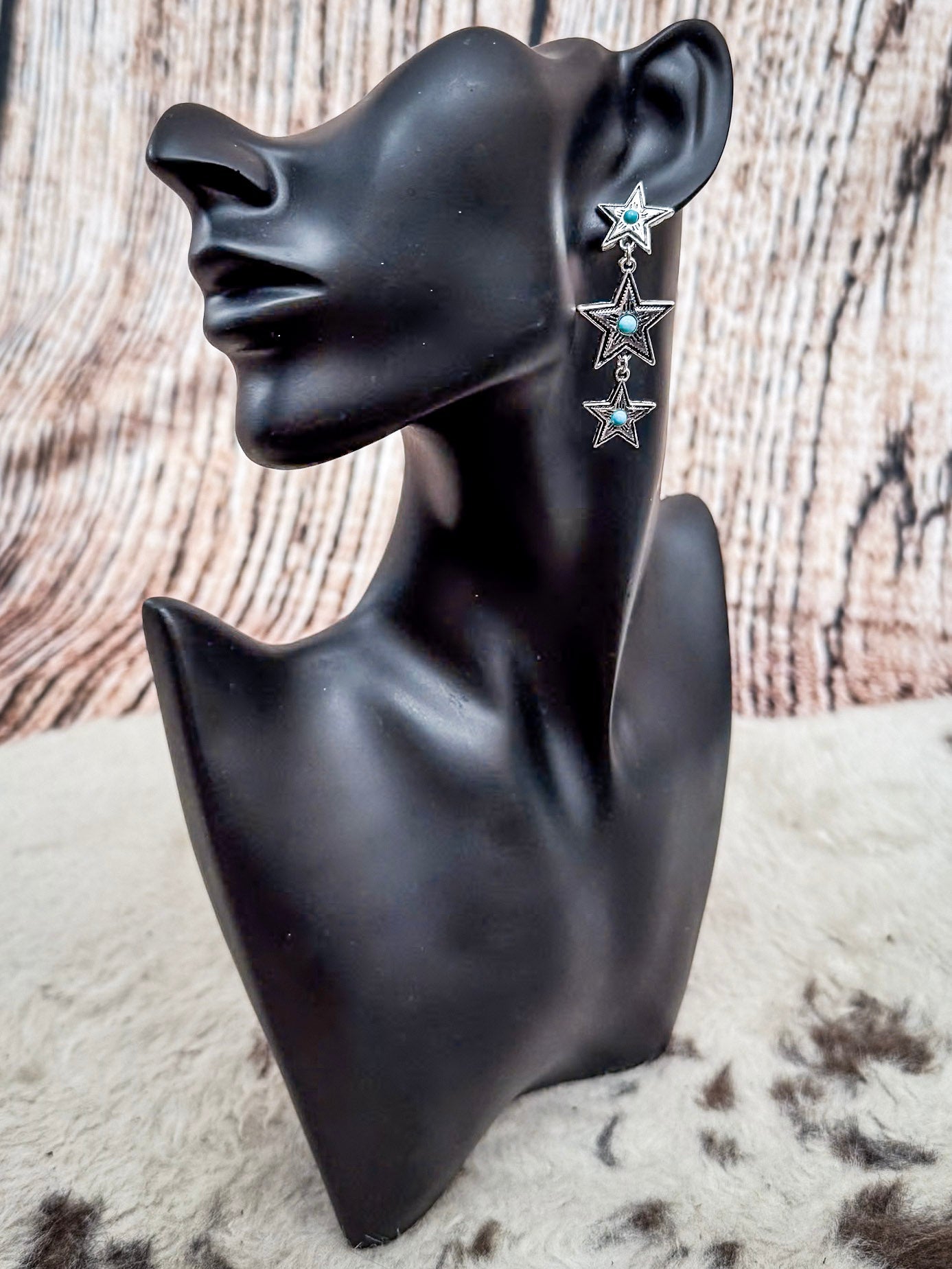 Burst Star Drop Fashion Stud Earrings