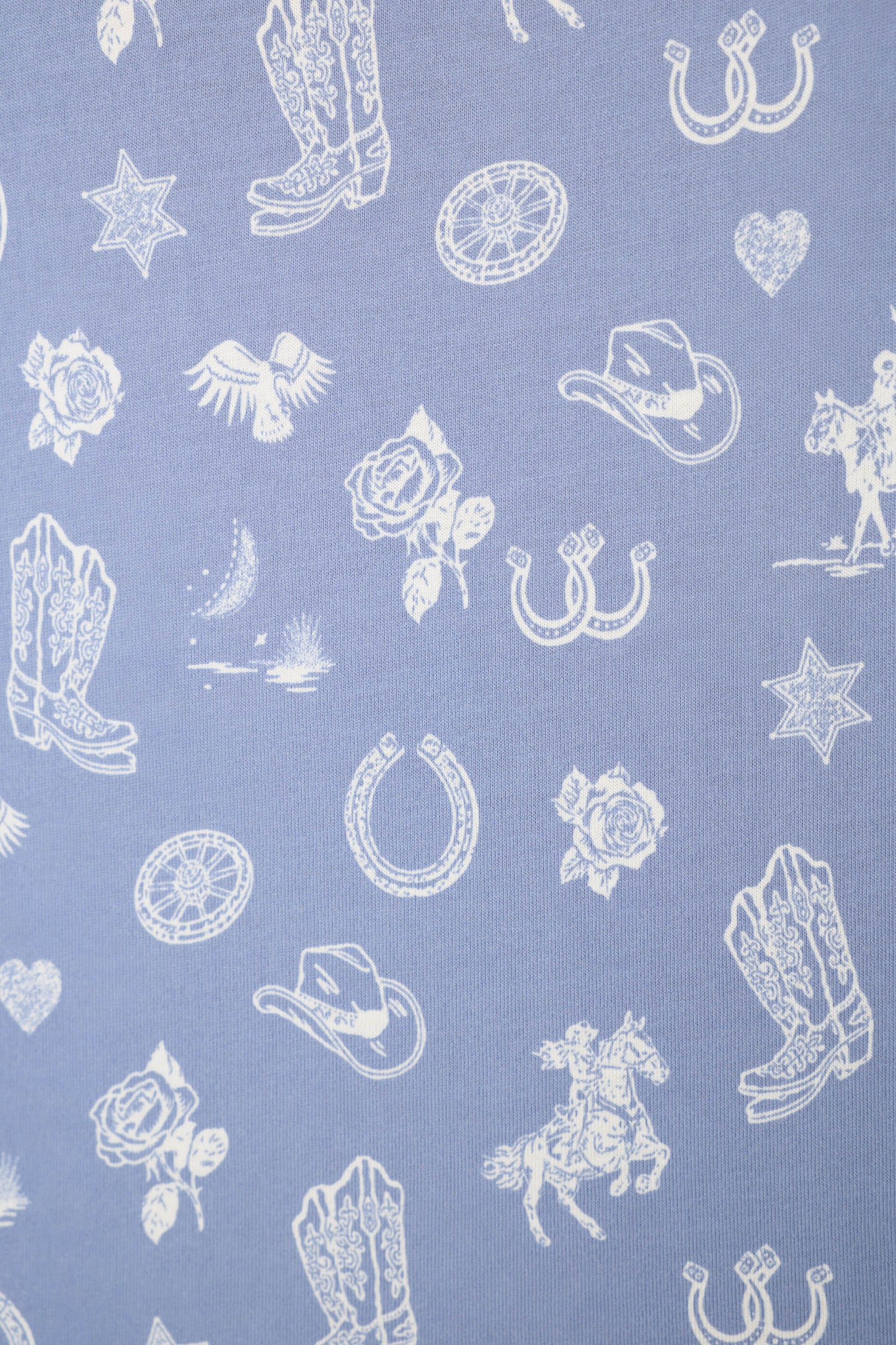 Whimsy Lone Star Love Cropped PJ Set