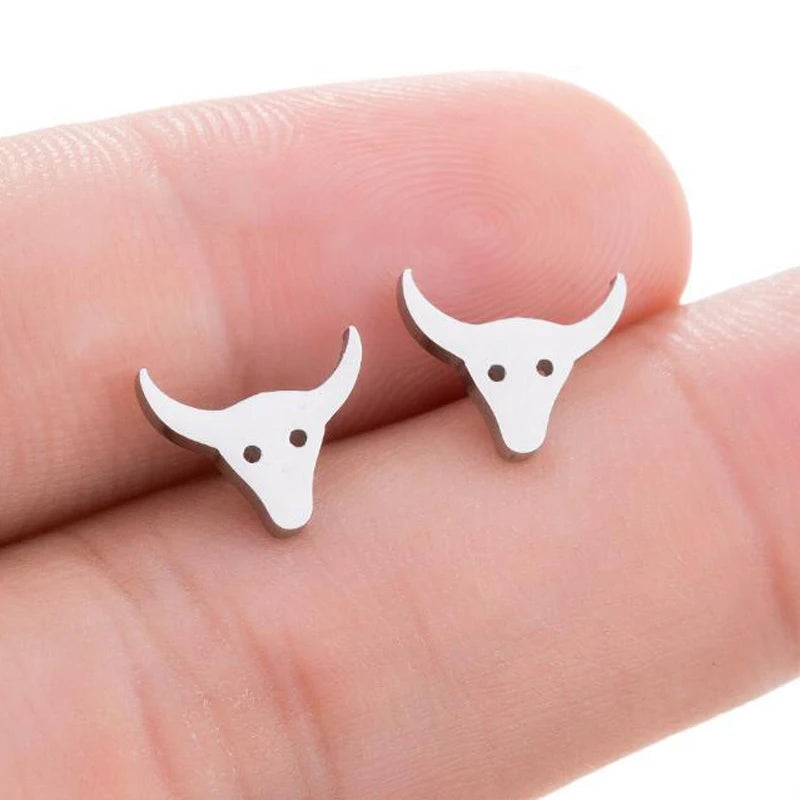 Stainless Steel Earring Western Equestrian Horse Cowgirl Boot Horseshoe Earrings