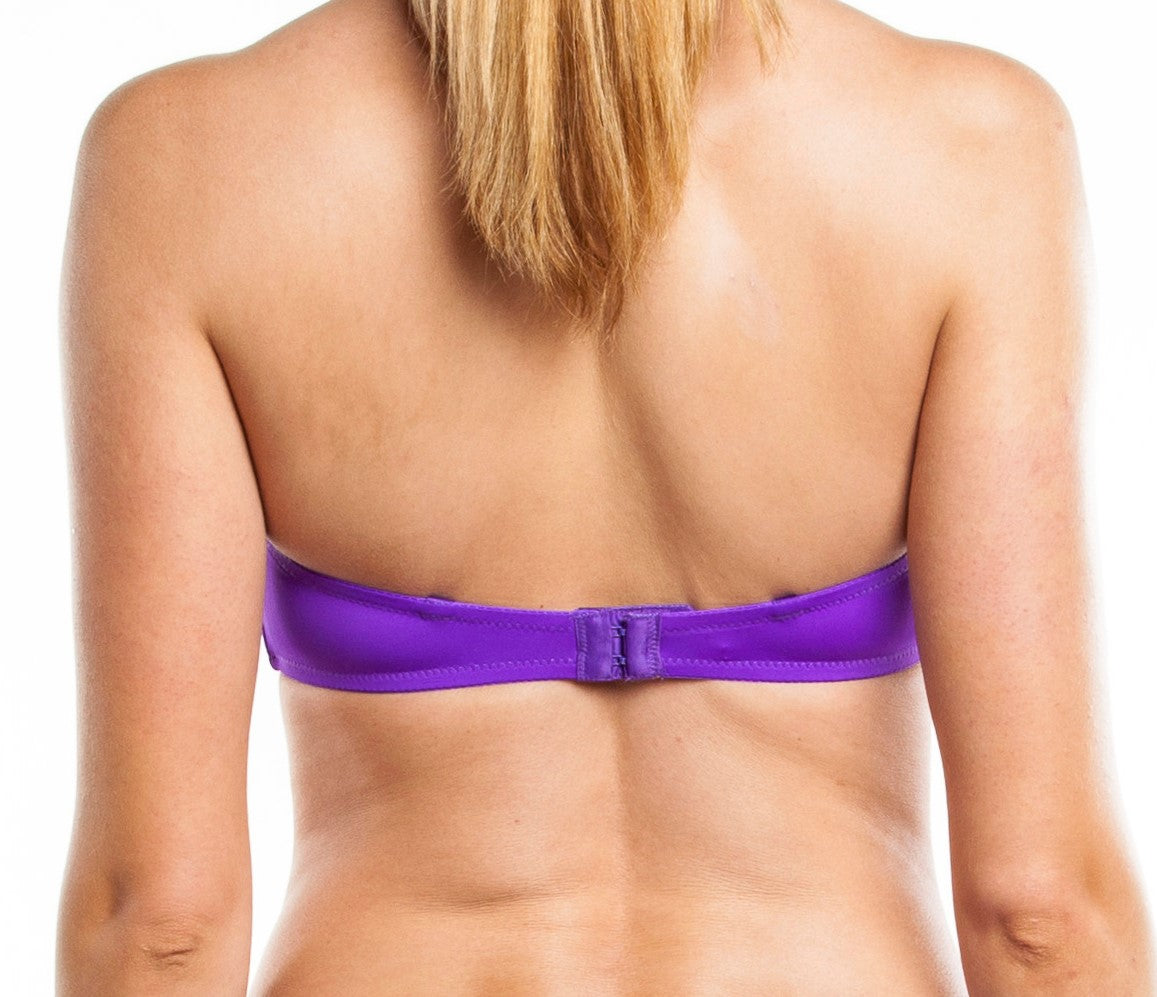 Purple Convertible Strapless Bra