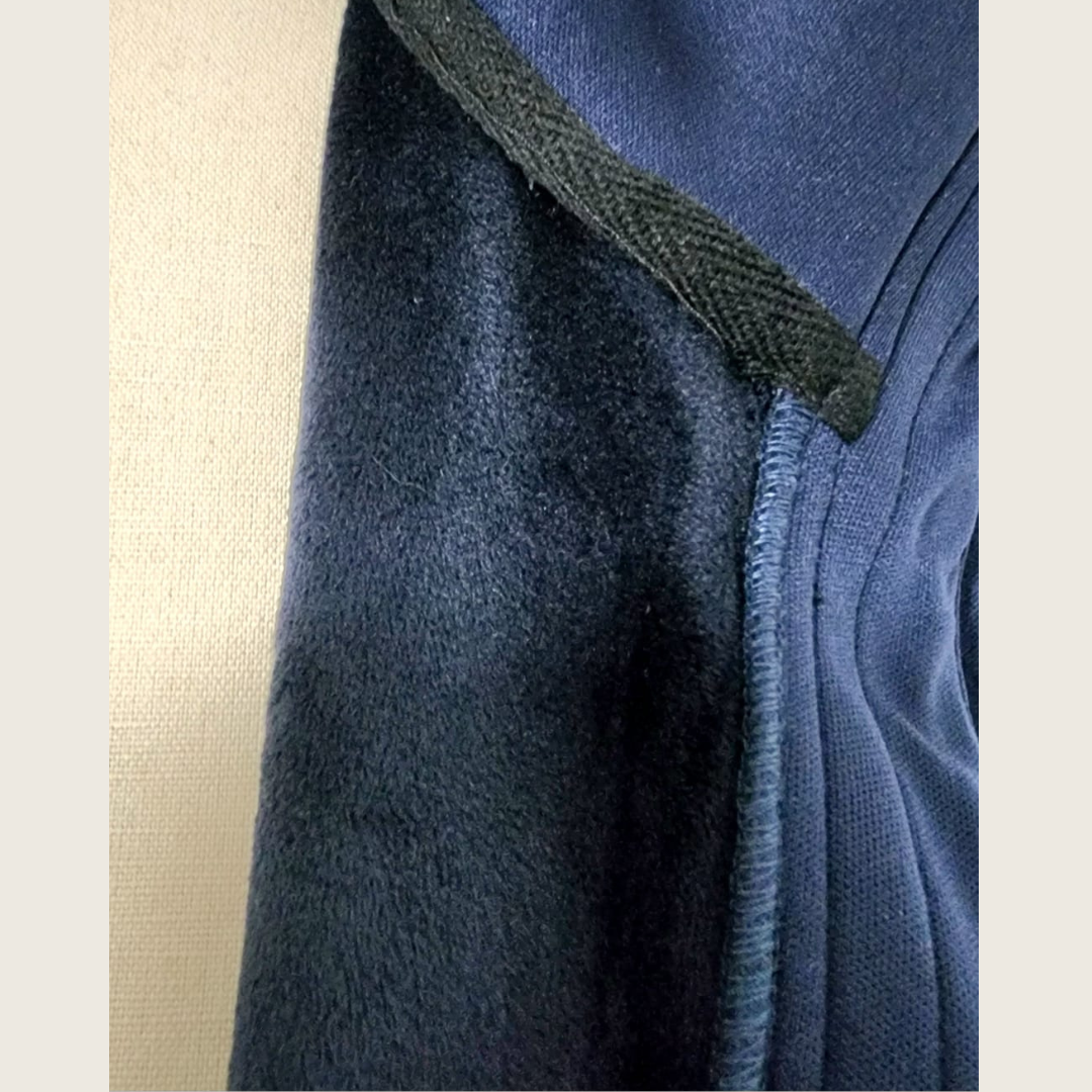 Navy Velvet-lined Jacket