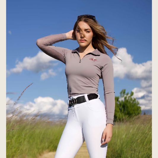 Lavender Ash Riding Shirt - DQD Vintage Collection