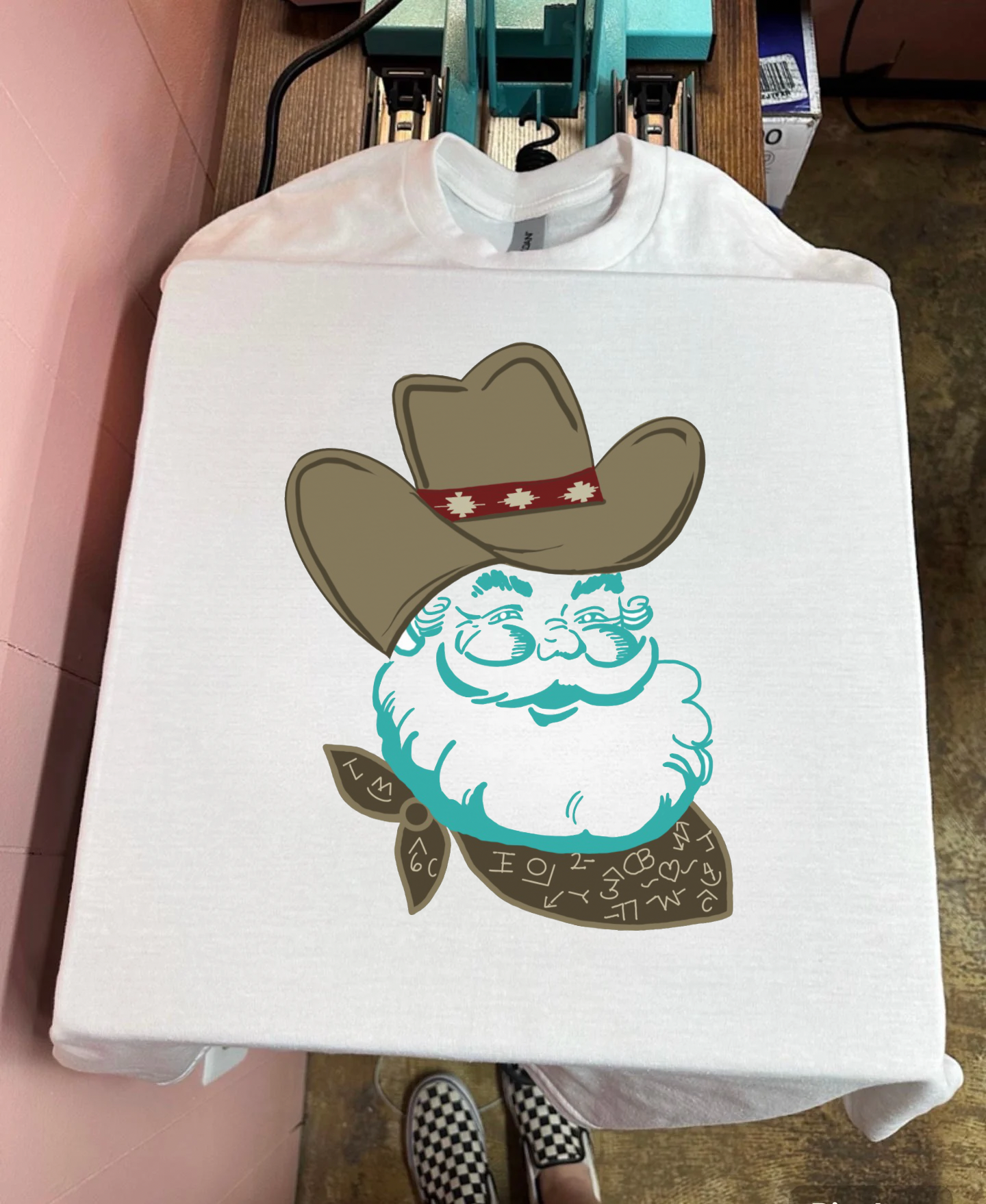 Cattle Brands Santa Tee or Crewneck