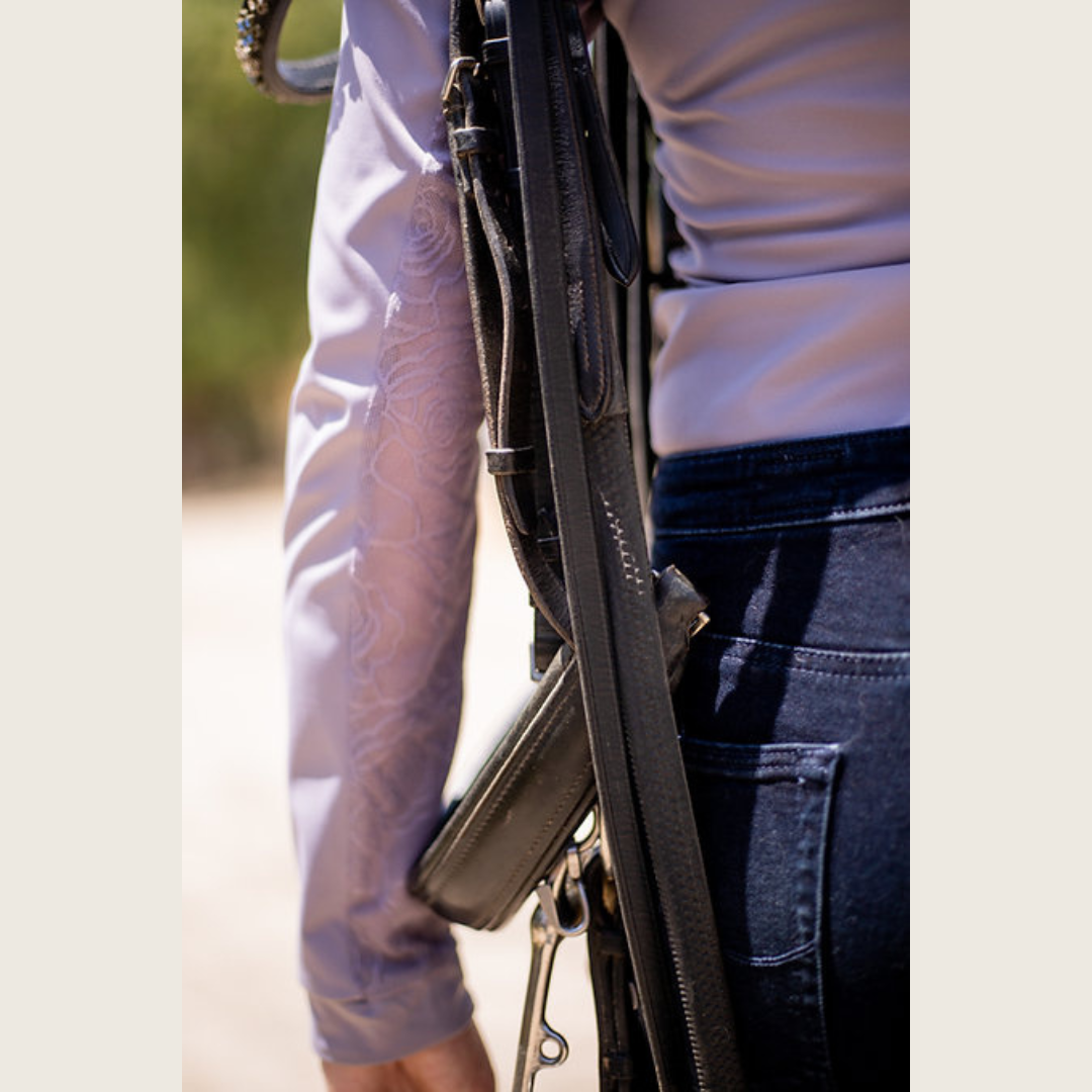 Lavender Ash Riding Shirt - DQD Vintage Collection