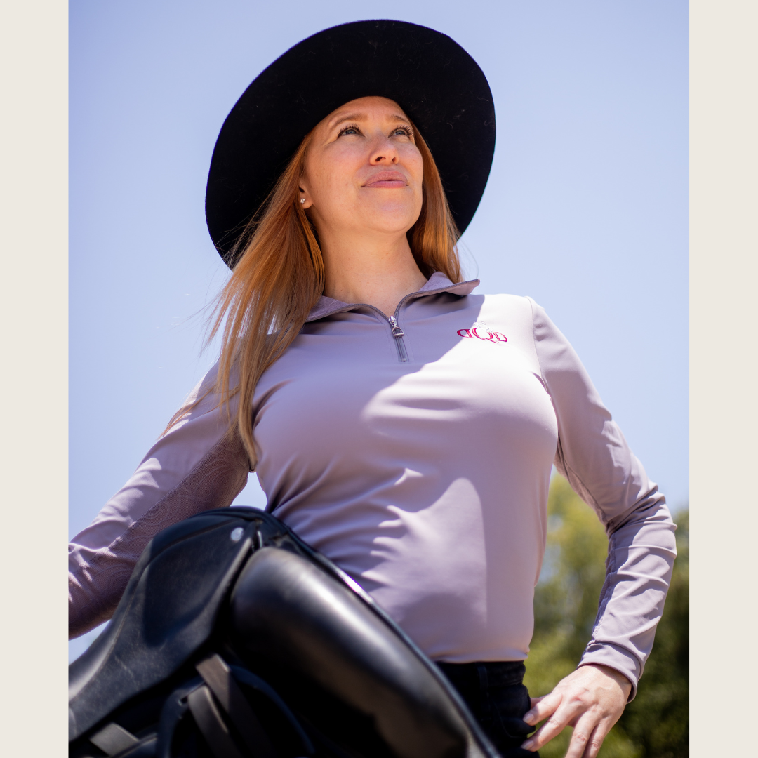 Lavender Ash Riding Shirt - DQD Vintage Collection