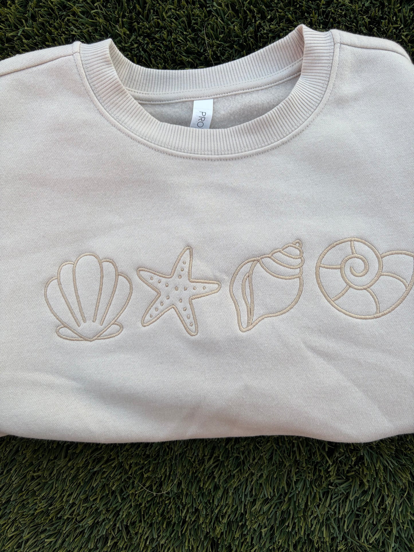 Seashell Cropped Sweatshirt