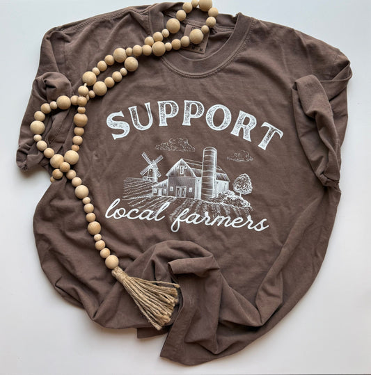 Support Local Farmers Graphic Tee