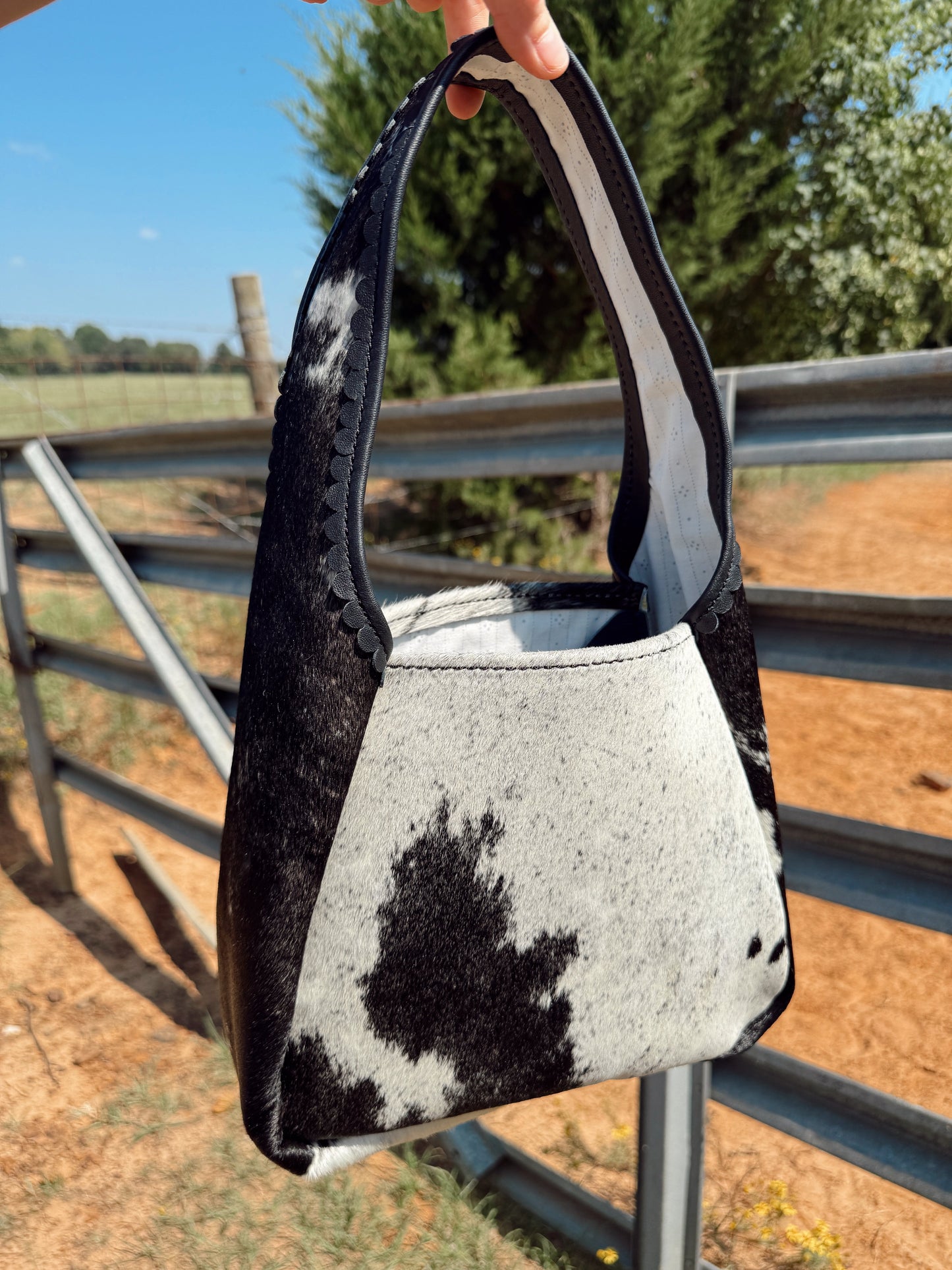 The Maddog Leather Hobo Purse - Cowhide