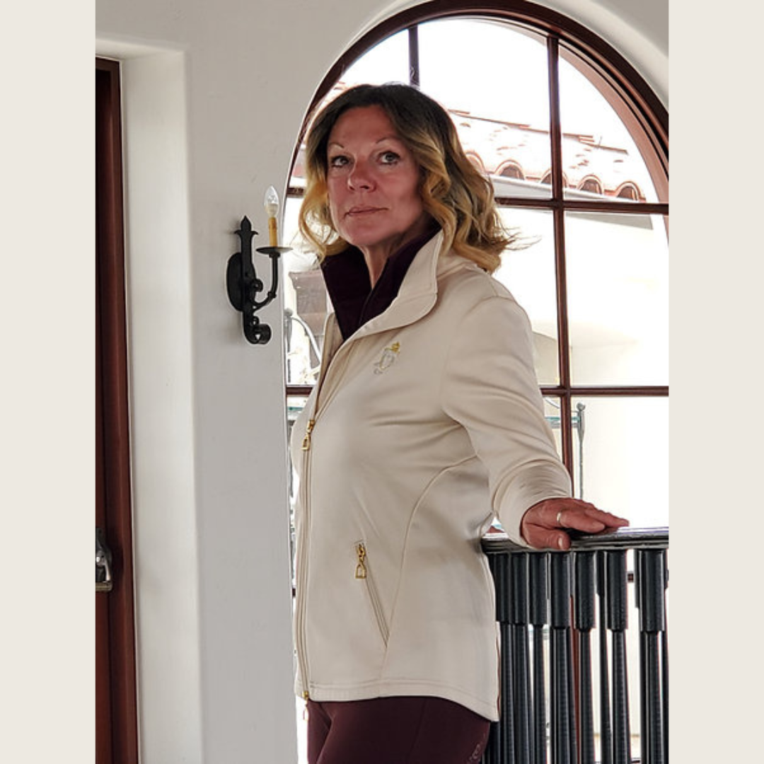 Cream Velvet Lined Jacket