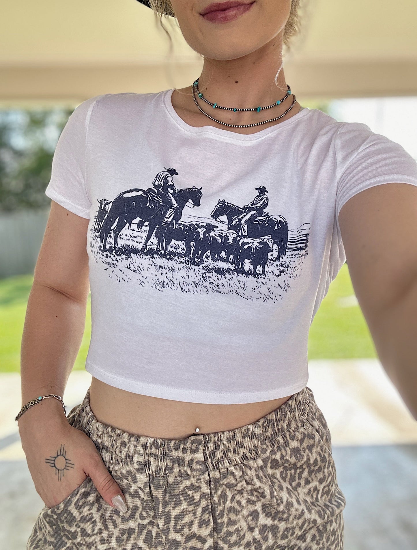 Herding Cattle Baby Tee