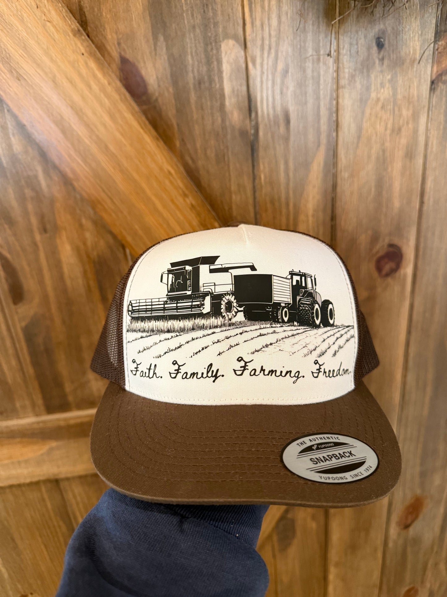 Faith Family Farming Freedom Trucker Hat