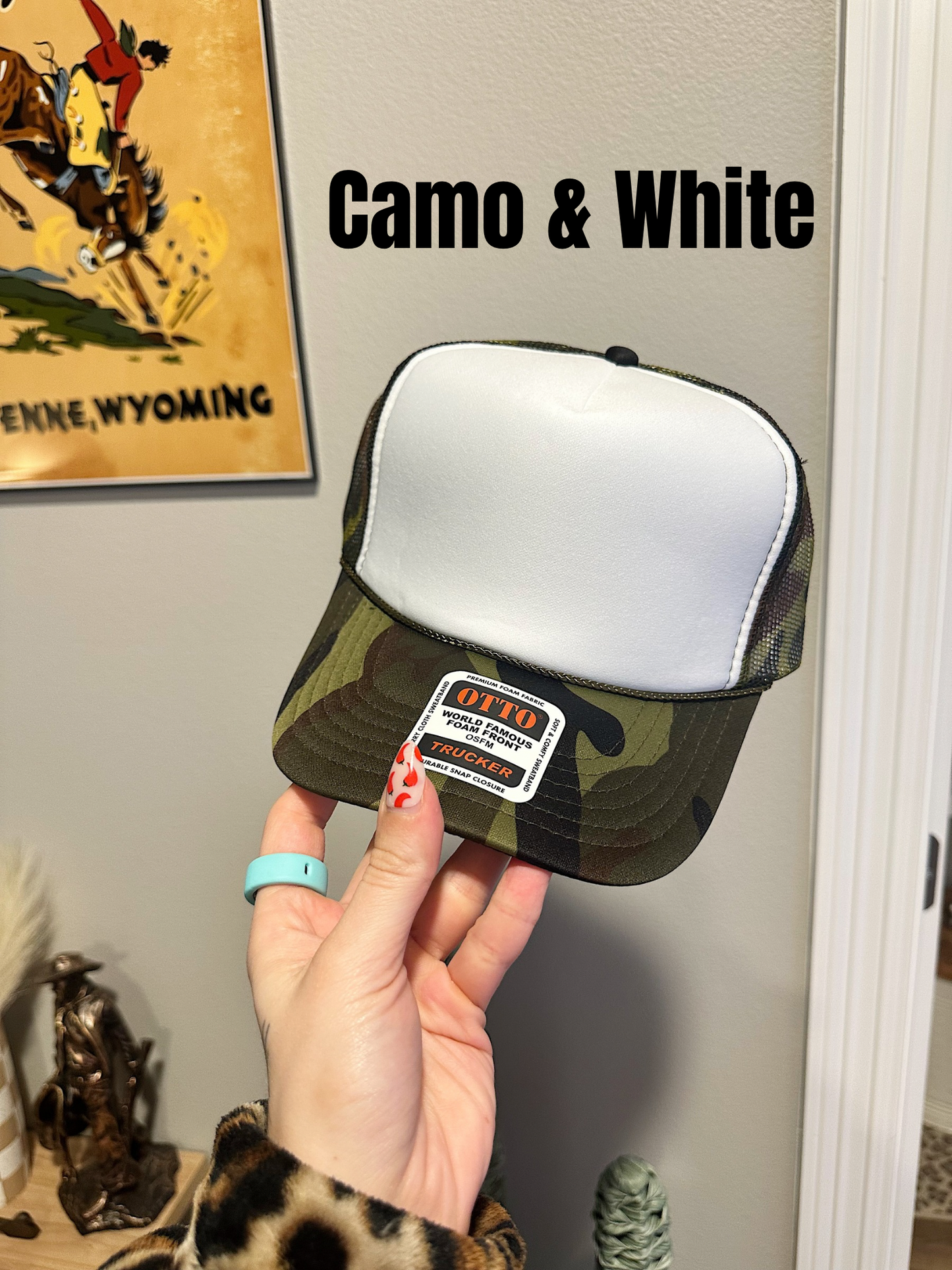 Boot Stitch Trucker Hat (Multiple Color Options)