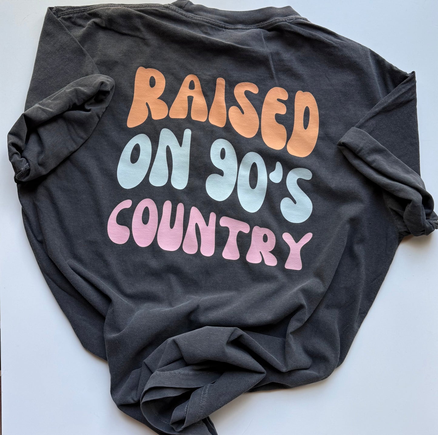 “Raised on 90s Country” Graphic