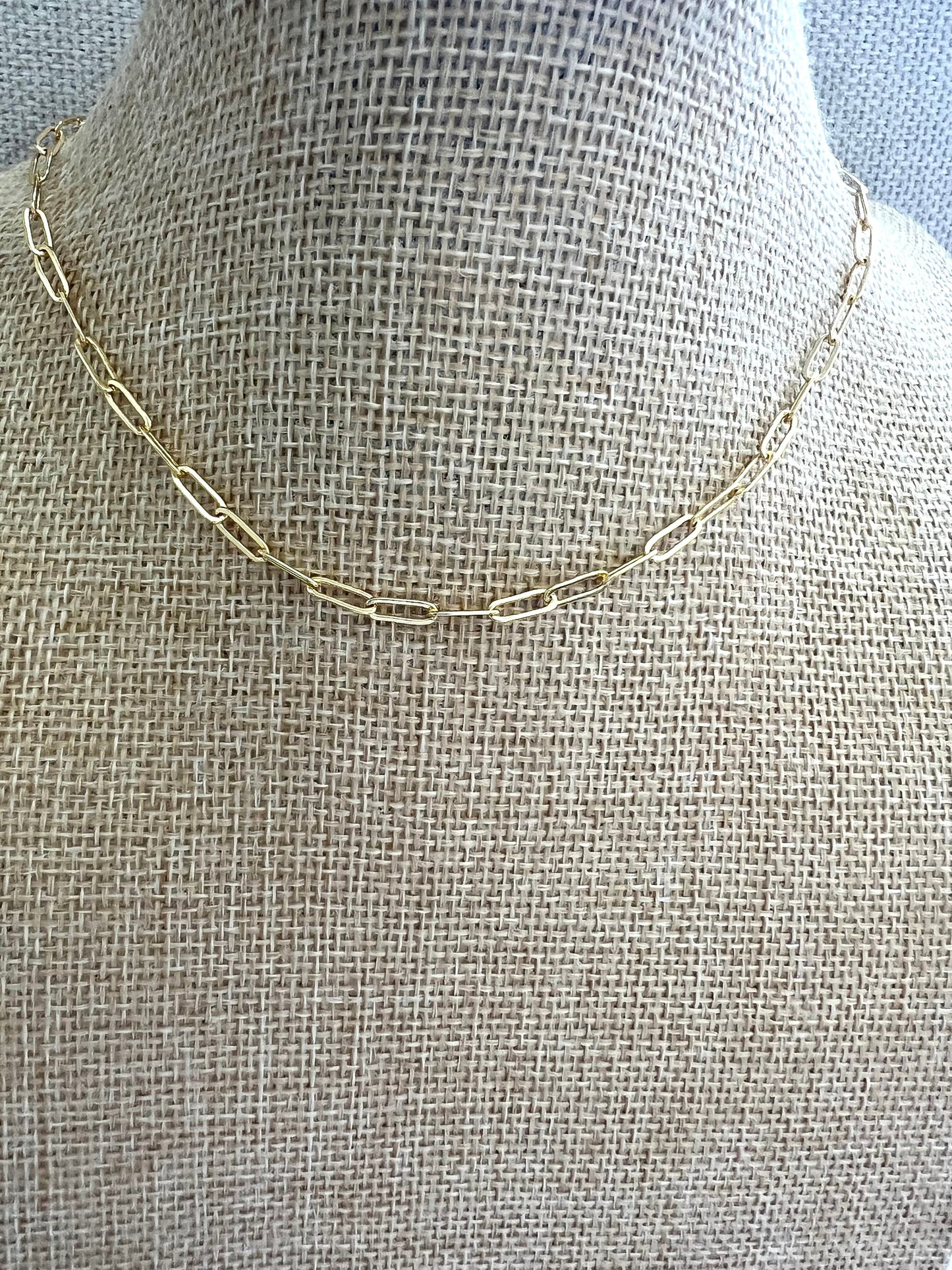 Baby Paperclip Chain Necklace