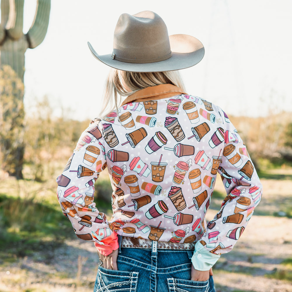 Coffee Addict Button Down