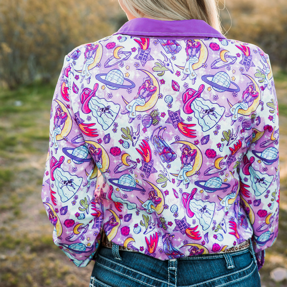 Cosmic Cowgirl Button Down