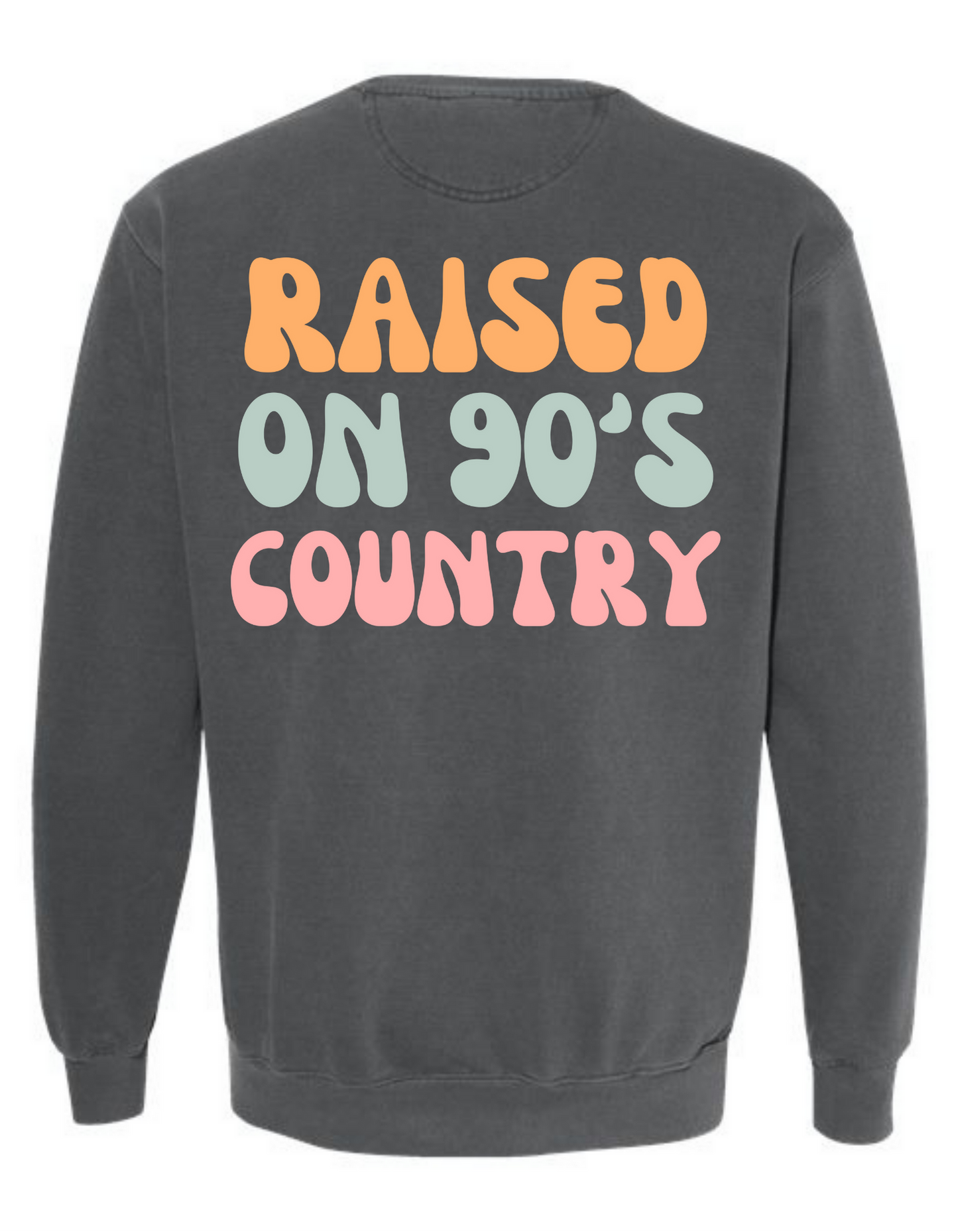 “Raised on 90s Country” Graphic