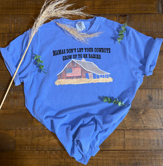 “Mamas Don’t Let Your Cowboys Grow Up To Be Babies” Graphic