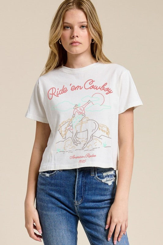 The American Rodeo Cropped Tee