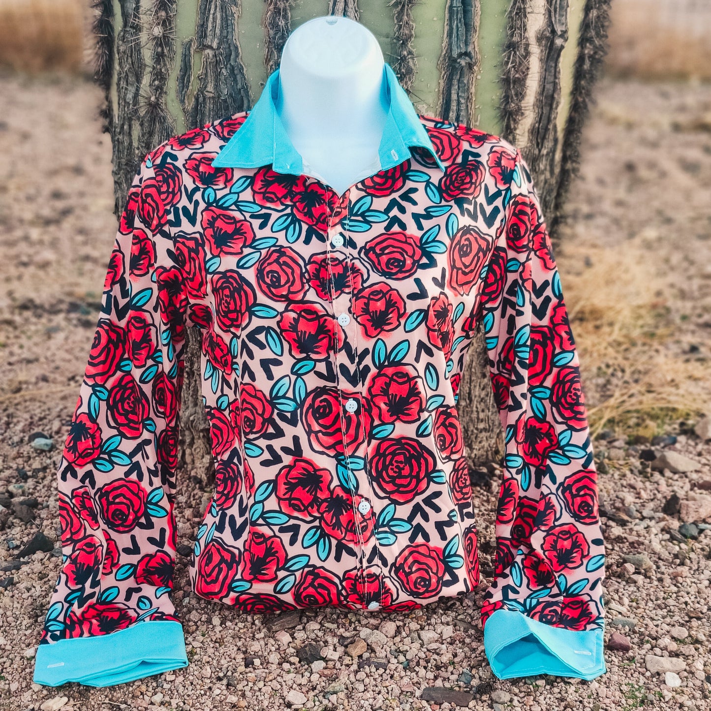 Painting The Roses Red Button Down