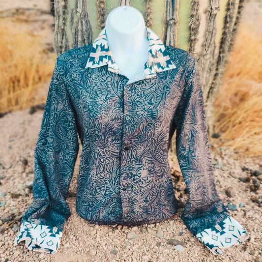 Back In Black Button Down