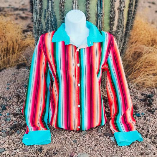 Southwestern Spice Serape Button Down
