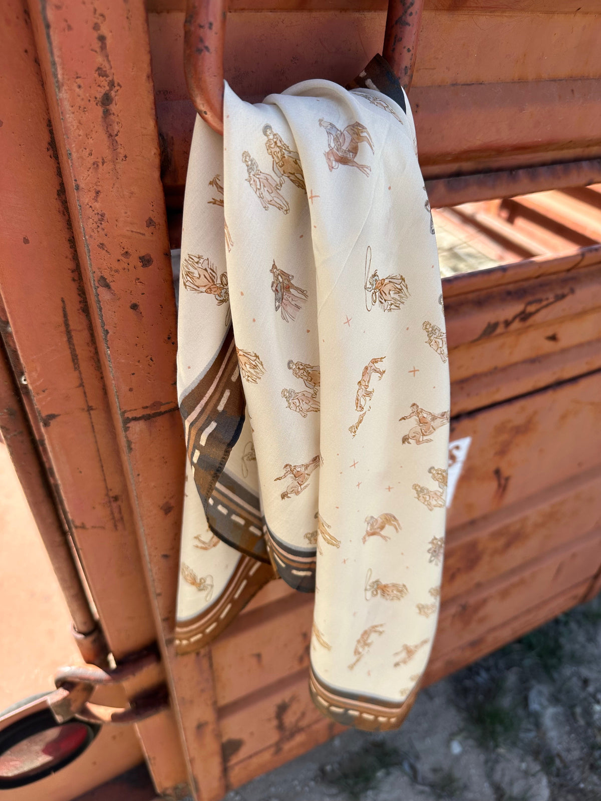 Saddle Club Silk Western Cowgirl Wild Rag Scarf
