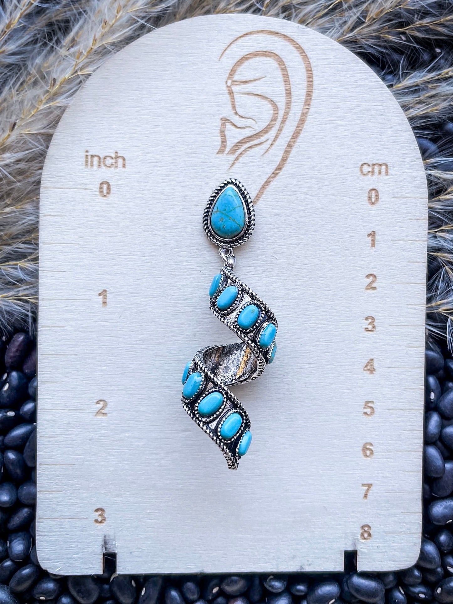 Sister Post Dangle Fashion Earrings - Silver