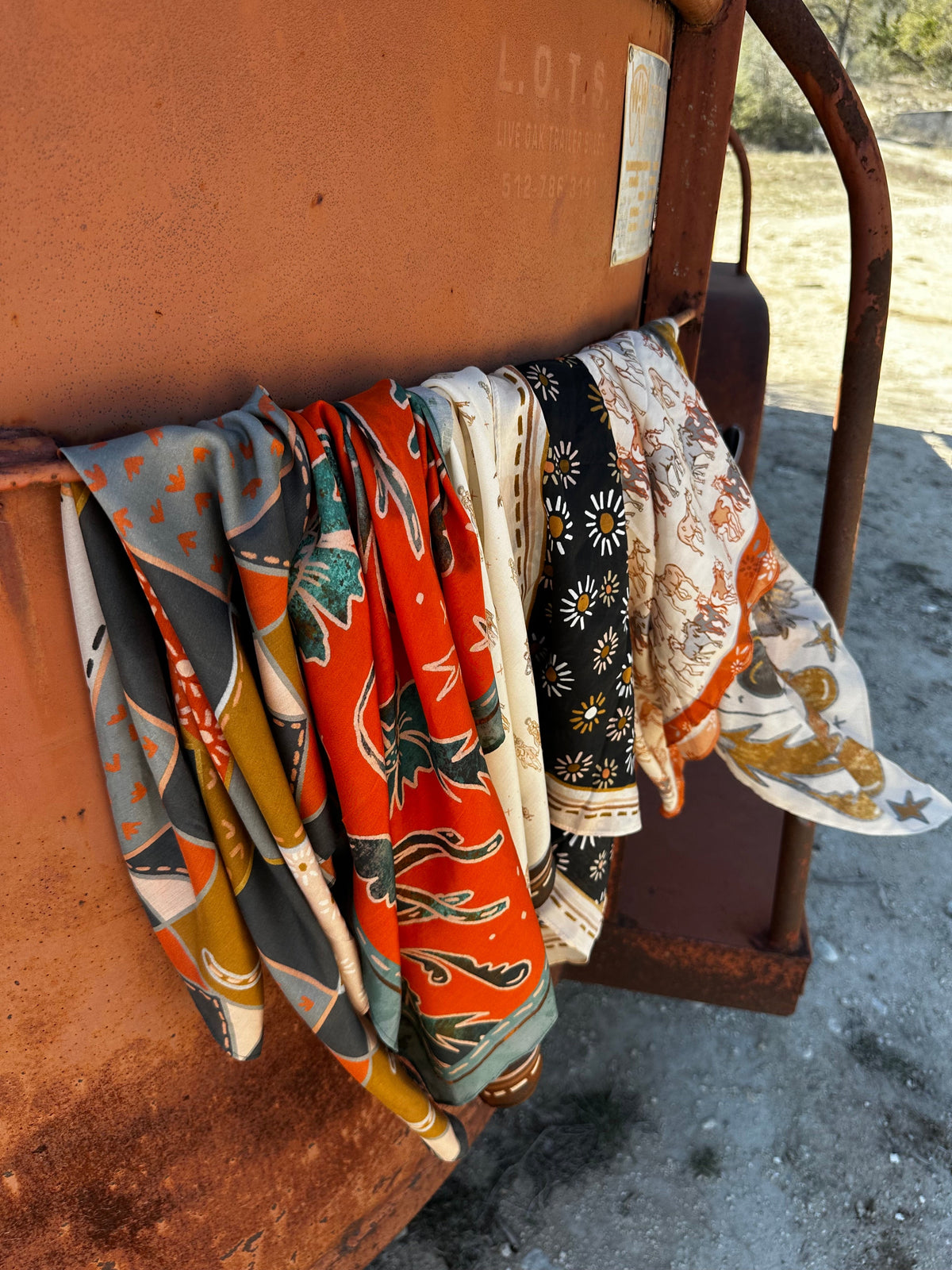 Saddle Club Silk Western Cowgirl Wild Rag Scarf