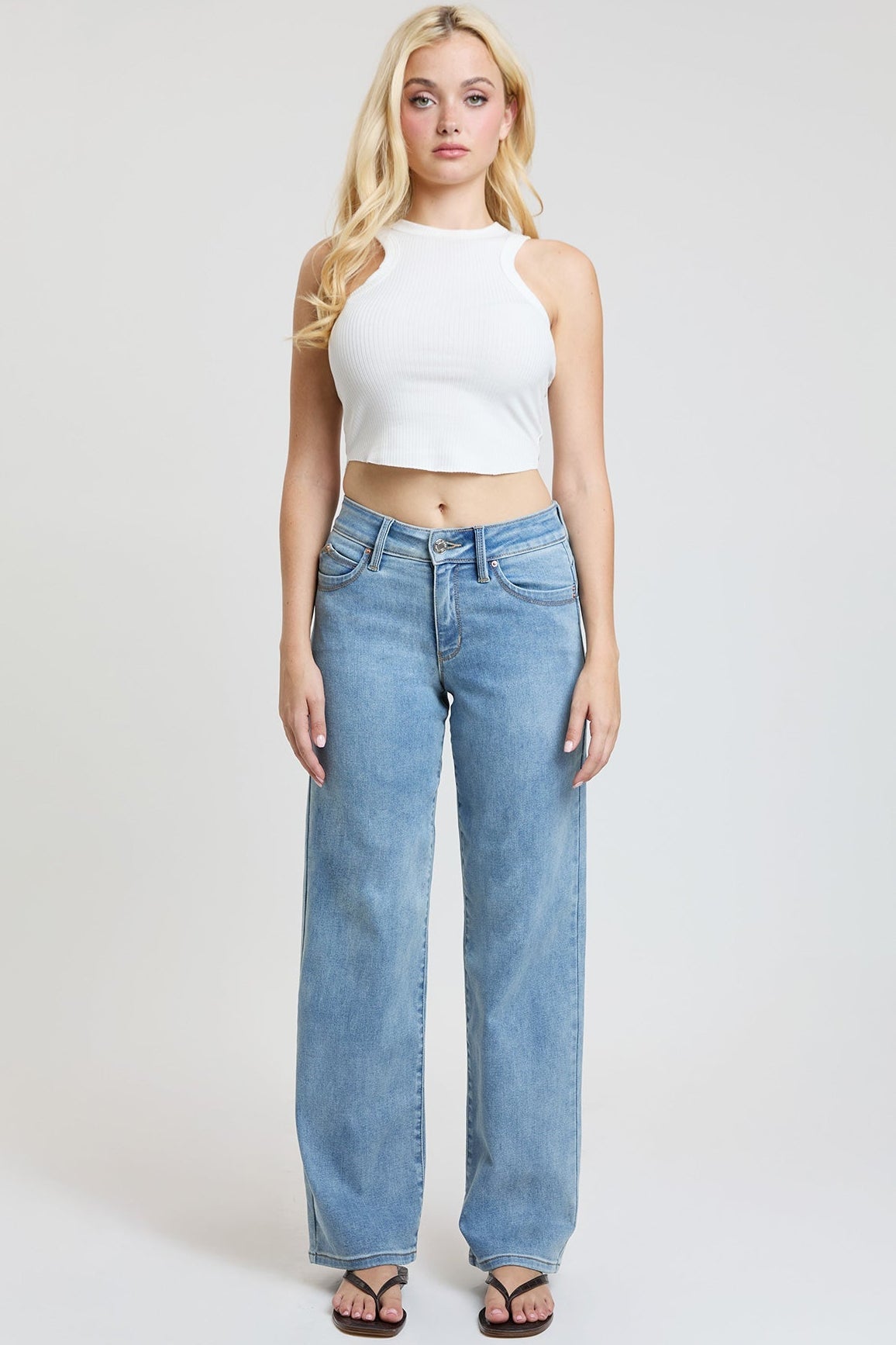 Women's Luxe High Rise WannaBettaButt Straight Jeans