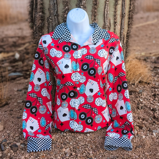 Rodeo Roulette Button Down
