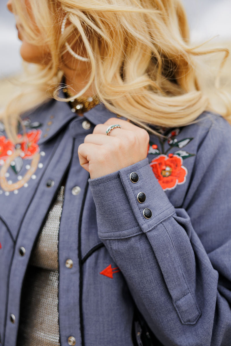 Denim Daydream Button Up