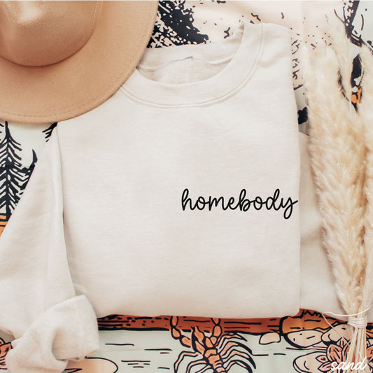 PRE-ORDER: Homebody Cursive Sweatshirt *6 Colors (S-3X)