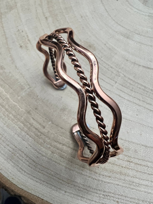 Elaine Tahe Copper Bracelet