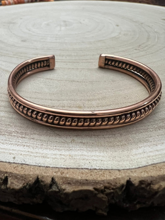 Elaine Tahe Copper Bracelet
