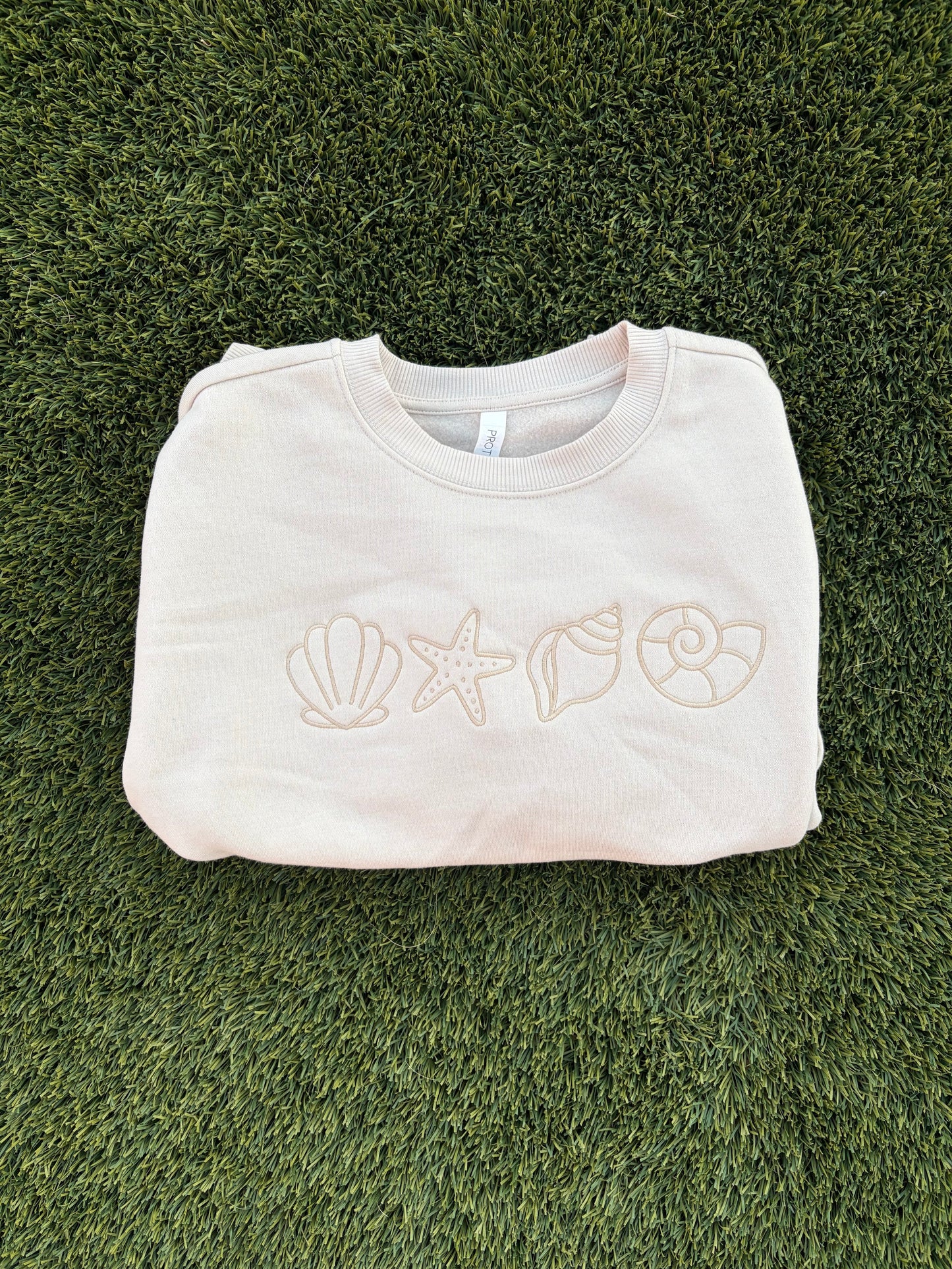 Seashell Cropped Sweatshirt