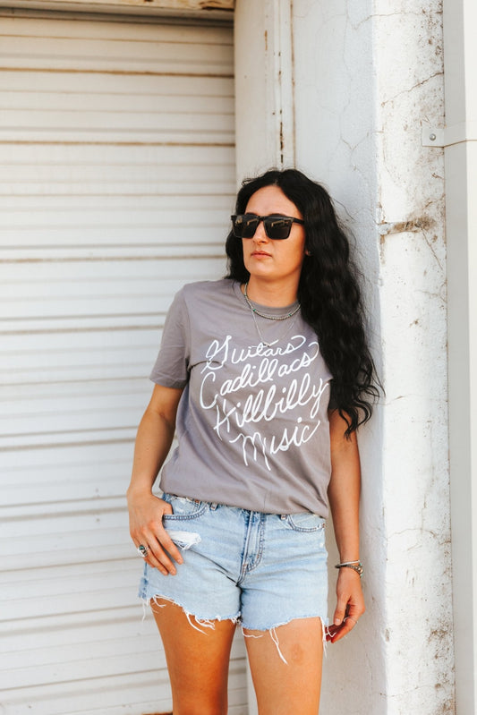 Guitars Cadillacs Graphic Tee - Preorder