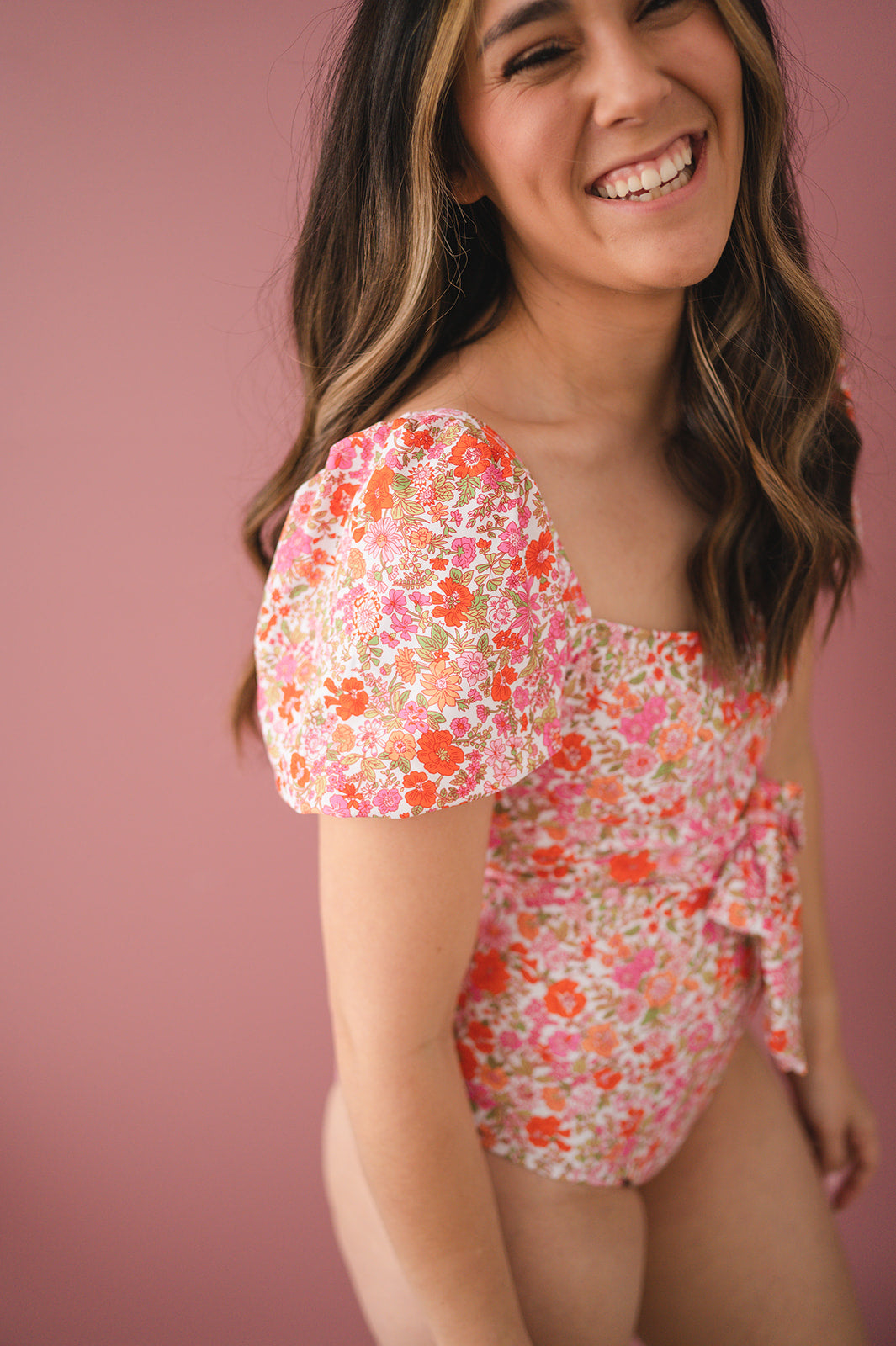 Oaklee Suit in Pink Floral FINAL SALE