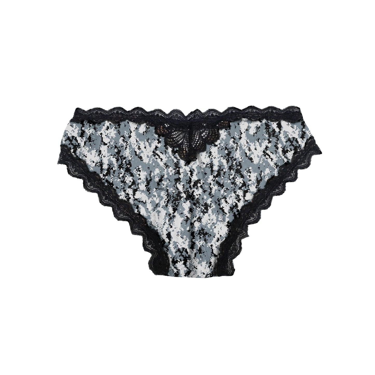 Women's Camo Lace Panty - Envision Black Hunting Underwear - Wilderness Dreams