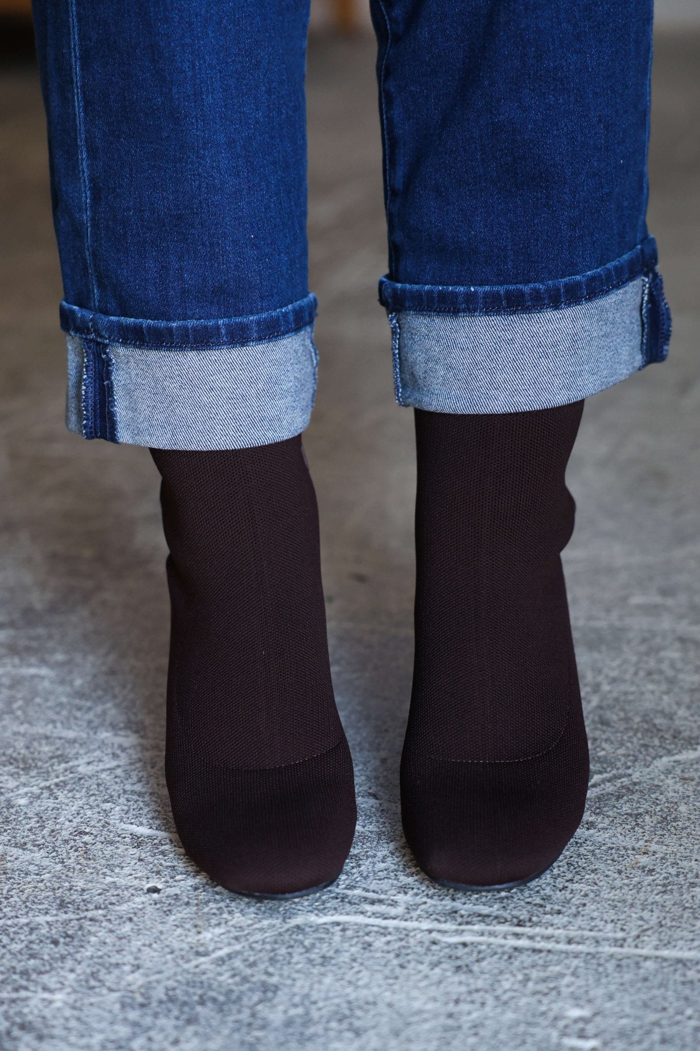 MIA Bronwen Brown Heeled Ankle Booties