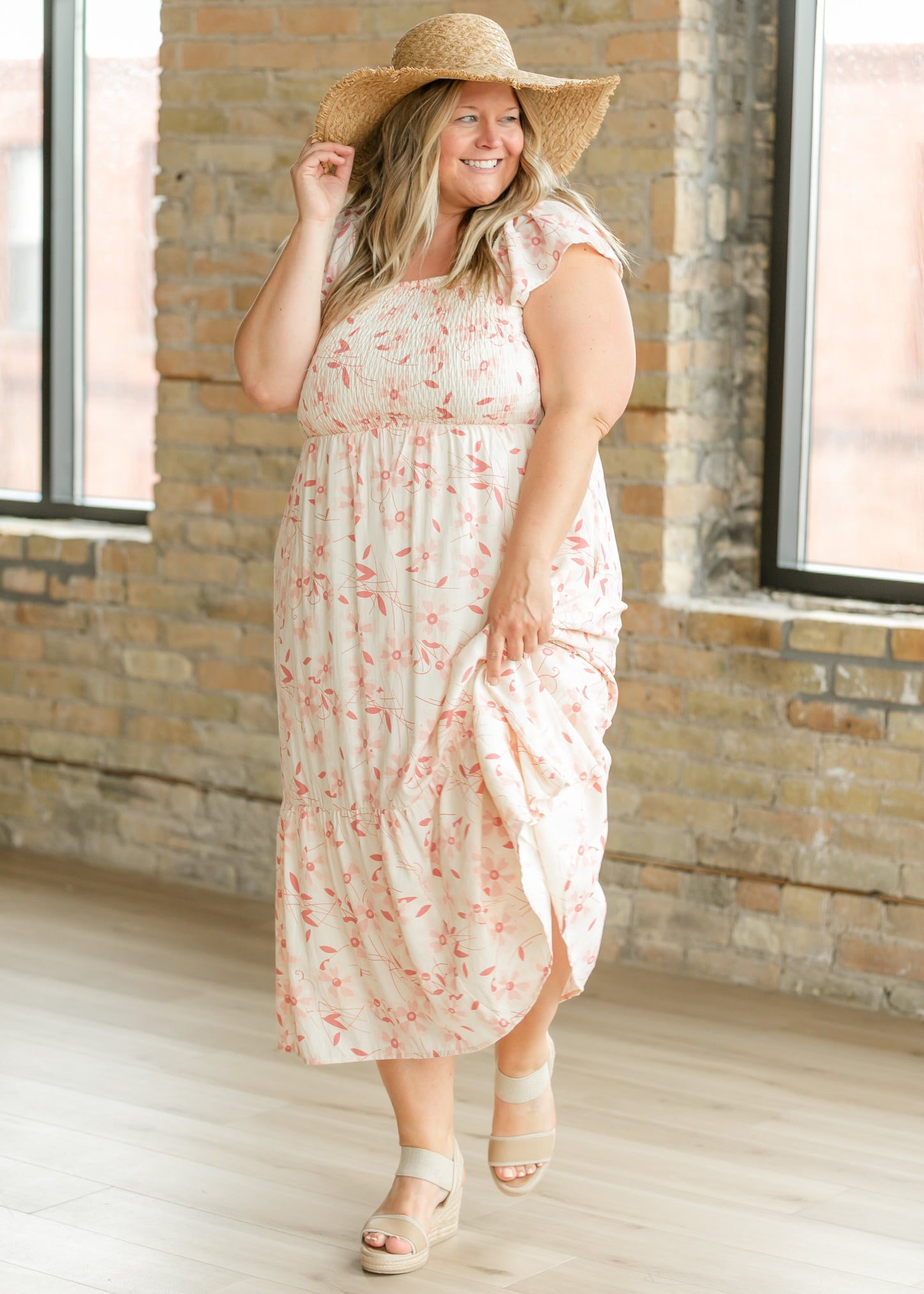 Summer Cap Sleeve Midi Dress - FINAL SALE