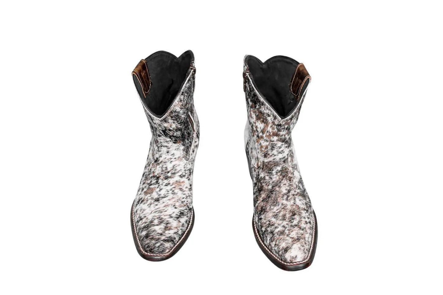 The Loretta Cowhide Boots - Rose Gold Metallic Limited Edition
